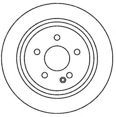 Тормозной диск BENDIX 562263B