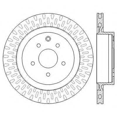 Тормозной диск BENDIX 562577BC