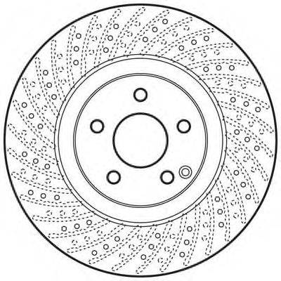 Тормозной диск BENDIX 562673BC