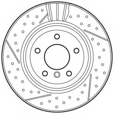 Тормозной диск BENDIX 562749BC