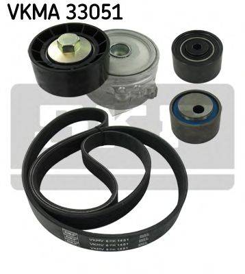 Поликлиновой ременный комплект SKF VKMA33051