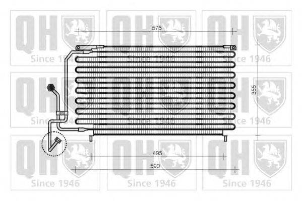 Конденсатор, кондиционер QUINTON HAZELL QCN7