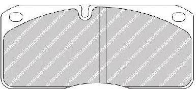 Комплект тормозных колодок, дисковый тормоз FERODO FCV733