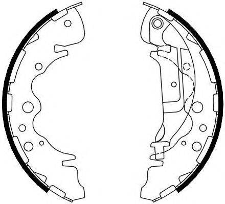 Комплект тормозных колодок FMSI-VERBAND S789