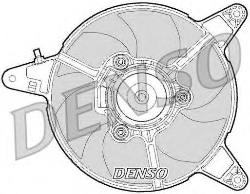Вентилятор, охлаждение двигателя DENSO DER09095