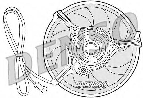 Вентилятор, охлаждение двигателя DENSO DER32008