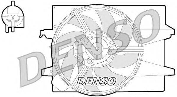 Вентилятор, охлаждение двигателя DENSO DER10004