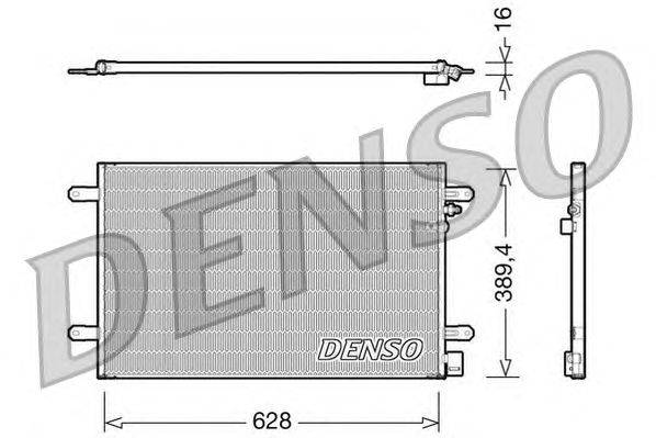 Конденсатор, кондиционер DENSO DCN02017