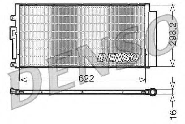 Конденсатор, кондиционер DENSO DCN09046