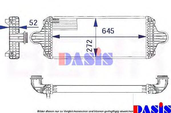 Интеркулер AKS DASIS 137250N