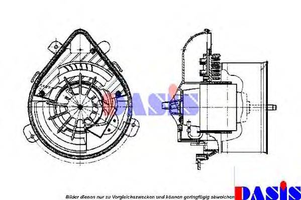 Вентилятор салона AKS DASIS 740178N