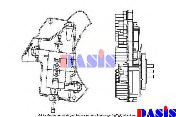 Блок управления, отопление / вентиляция AKS DASIS 741340N