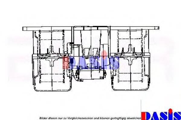 Вентилятор салона AKS DASIS 742870N