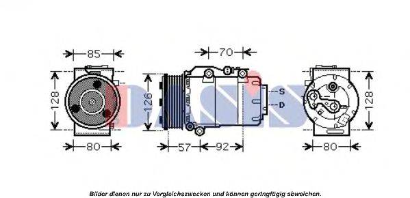 Компрессор, кондиционер AKS DASIS 945689