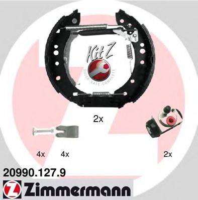 Комплект тормозных колодок ZIMMERMANN 209901279