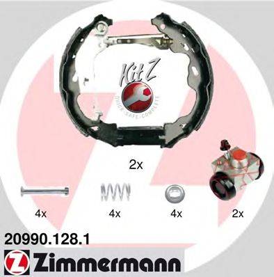 Комплект тормозных колодок ZIMMERMANN 20990.128.1