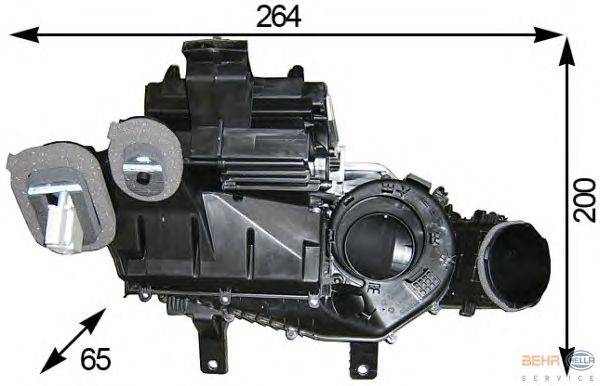 Испаритель, кондиционер HELLA 8FV 351 330-171