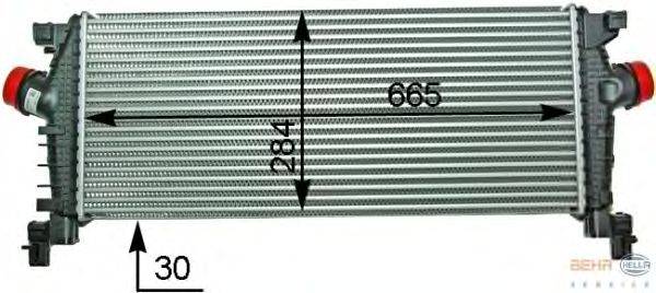 Интеркулер HELLA 8ML 376 910-211