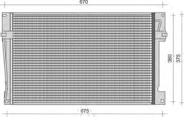 Конденсатор, кондиционер MAGNETI MARELLI 350203452000