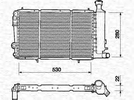Радиатор, охлаждение двигателя AKS DASIS 60550