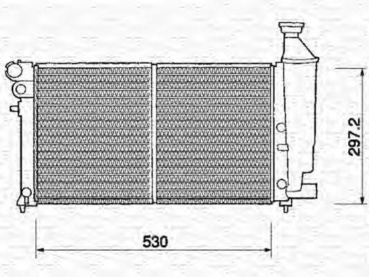Радиатор, охлаждение двигателя AKS DASIS 60810