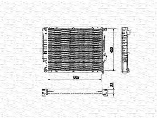 Радиатор, охлаждение двигателя AKS DASIS 50620