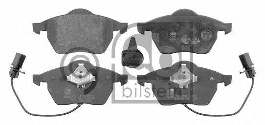 Комплект тормозных колодок, дисковый тормоз FEBI BILSTEIN 16060