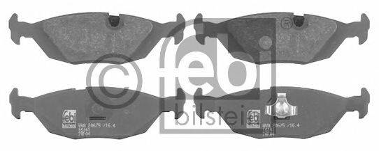 Комплект тормозных колодок, дисковый тормоз FEBI BILSTEIN 16141
