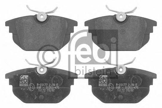 Комплект тормозных колодок, дисковый тормоз VALEO 301142