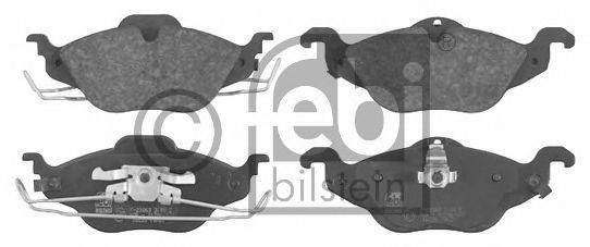 Комплект тормозных колодок, дисковый тормоз FEBI BILSTEIN 16233