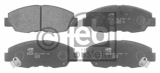 Комплект тормозных колодок, дисковый тормоз FEBI BILSTEIN 025 214 9918/W