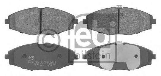 Комплект тормозных колодок, дисковый тормоз FEBI BILSTEIN 23241