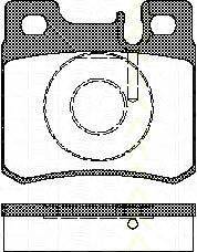 Комплект тормозных колодок, дисковый тормоз TRISCAN 8110 23007