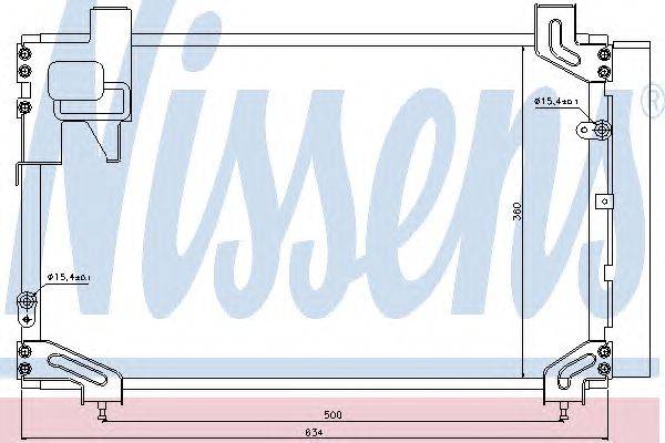 Конденсатор, кондиционер NISSENS 940020