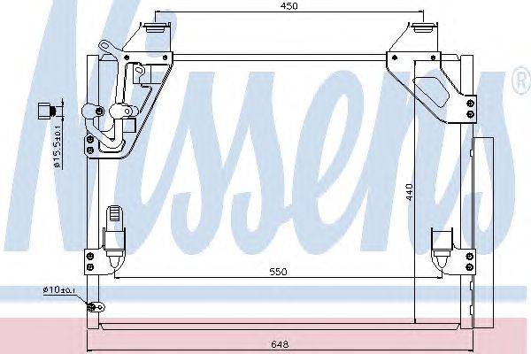 Конденсатор, кондиционер NISSENS 940082