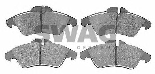 Комплект тормозных колодок, дисковый тормоз SWAG 10916251