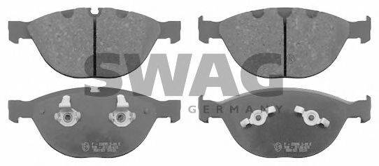 Комплект тормозных колодок, дисковый тормоз SWAG 20916519