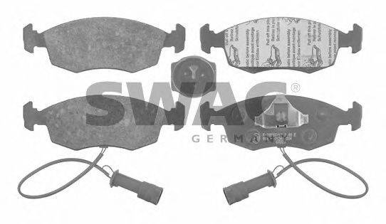 Комплект тормозных колодок, дисковый тормоз SWAG 50916022