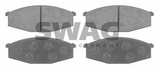 Комплект тормозных колодок, дисковый тормоз SWAG 0252086316