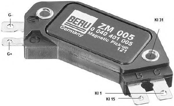 Коммутатор, система зажигания BERU ZM005