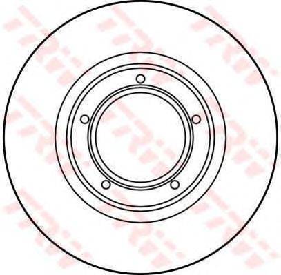 Тормозной диск TRW DF1667