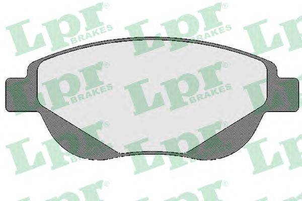Комплект тормозных колодок, дисковый тормоз LPR 05P1751