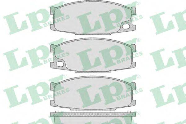 Комплект тормозных колодок, дисковый тормоз LPR 23501