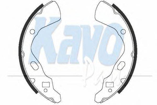 Комплект тормозных колодок KAVO PARTS BS-4400