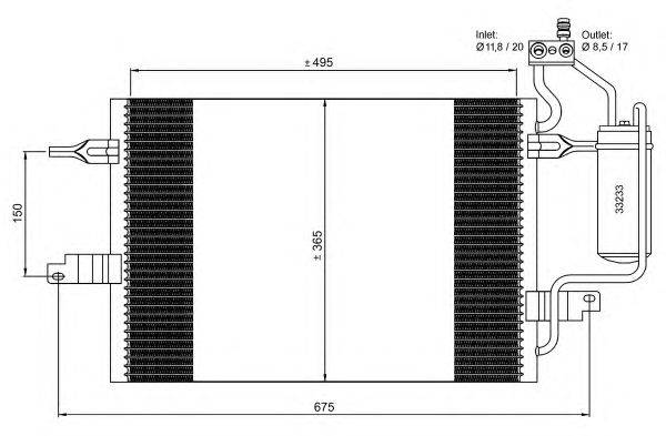 Конденсатор, кондиционер NRF 35599