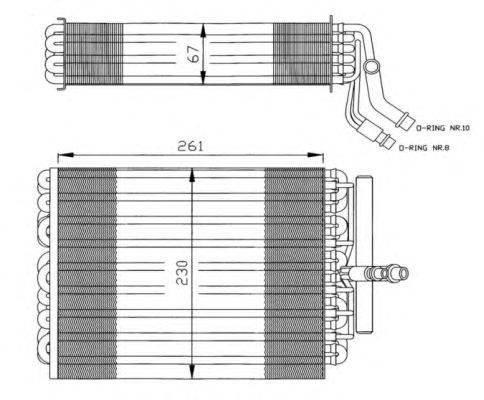 Испаритель, кондиционер NRF 36020