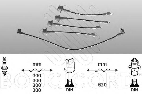 Комплект проводов зажигания BOUGICORD 4013