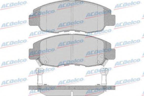 Комплект тормозных колодок, дисковый тормоз ACDelco AC058641D