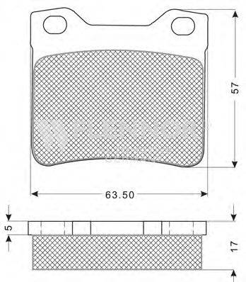 Комплект тормозных колодок, дисковый тормоз FLENNOR FB210298
