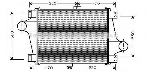 Интеркулер AVA QUALITY COOLING RE4019